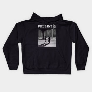 Fellini 8 1/2 Illustration - Dance Scene Kids Hoodie